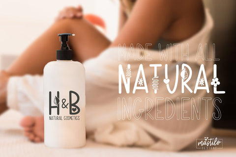 Boho All Caps Slim Sans Serif Font - Boho Charm | Cyrillic Font Font Mastilo Designs 