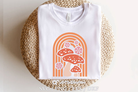 Boho Arch Svg, Abstract Shape Svg, Boho Svg, Groovy Mushroom Svg, Boho Clipart SVG Artinrhythm shop 