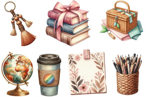 Boho Back to School Sublimation Clipart Sublimation SVGista 