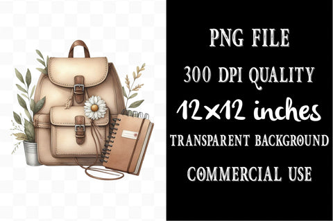 Boho Back to School Sublimation Clipart Sublimation SVGista 