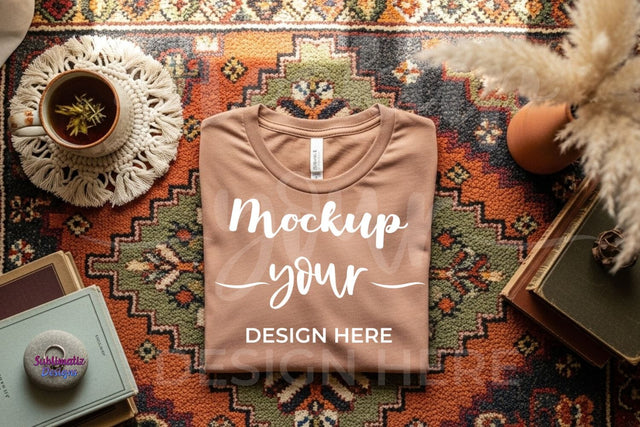 Boho Calm Afternoon T-Shirt Mock Up Mock Up Photo Sublimatiz Designs 