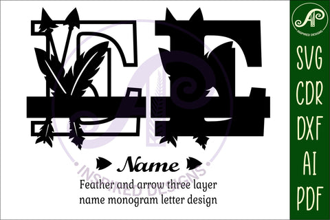 Boho Capital Monogram Letter E SVG SVG APInspireddesigns 