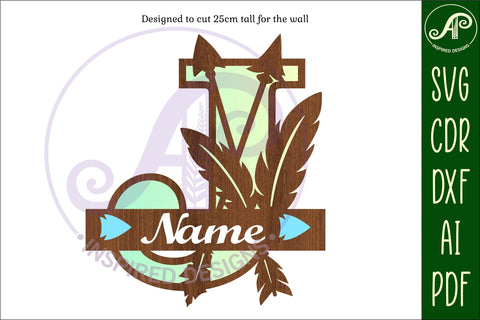 Boho Capital Monogram Letter J SVG SVG APInspireddesigns 