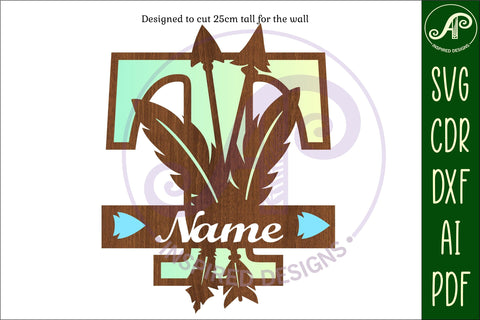 Boho Capital Monogram Letter T SVG SVG APInspireddesigns 