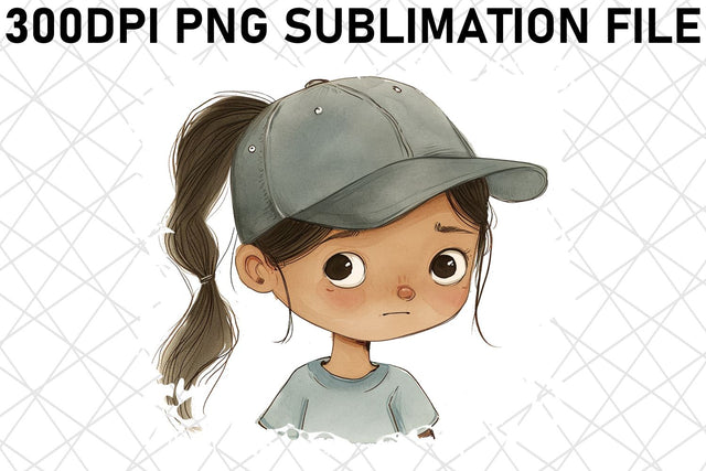 Boho Chic Kids Sublimation Graphic, Garden of Flowers Sublimation afrosvg 