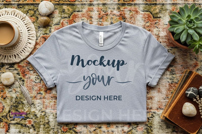 Boho Chic T-Shirt Mockup Mock Up Photo Sublimatiz Designs 