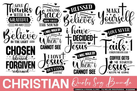 Boho Christian Quotes Svg Bundle, Funny Design , 70 svg designs , SVGs,Quotes and Sayings,Food & Drink,On Sale, Print & Cut SVG designmaster24 