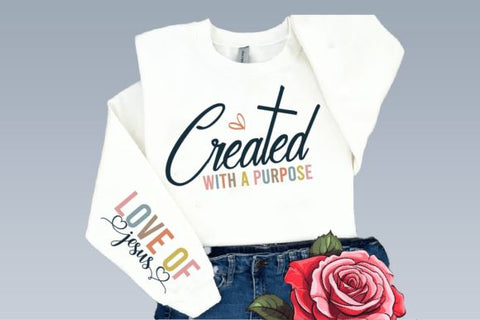 Boho Christian Svg Png Bundle, Religious svg, Sleeve Sweatshirt Design Svg, Bible Verse Svg, Psalm Svg, Jesus Svg, God Svg, Faith Svg, Png SVG BB Type Studios 