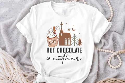 Boho Christmas Hot chocolate SVG PNG SVG FiveStarCrafting 