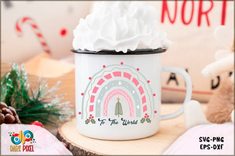 Boho Christmas Rainbow SVG Bundle SVG Shetara Begum 