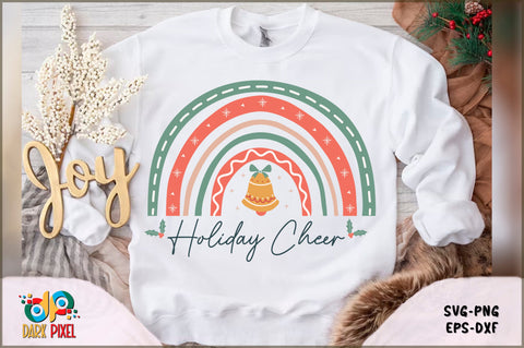 Boho Christmas Rainbow SVG Bundle SVG Shetara Begum 
