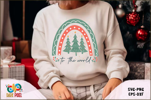 Boho Christmas Rainbow SVG Bundle SVG Shetara Begum 