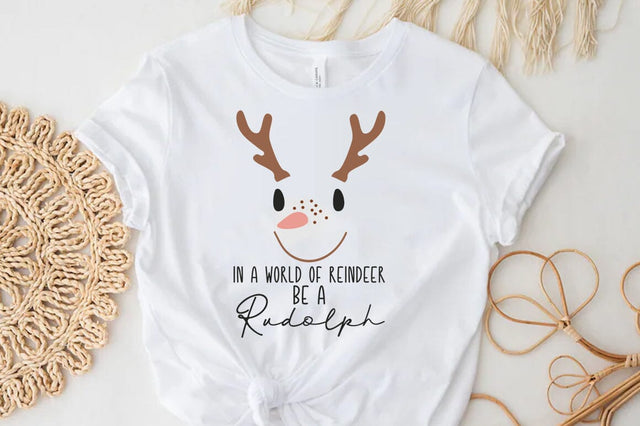 Boho Christmas Reindeer SVG PNG SVG FiveStarCrafting 