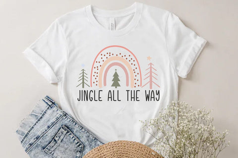 Boho Christmas SVG PNG Bundle, Christmas Quote SVG Bundle Design SVG FiveStarCrafting 