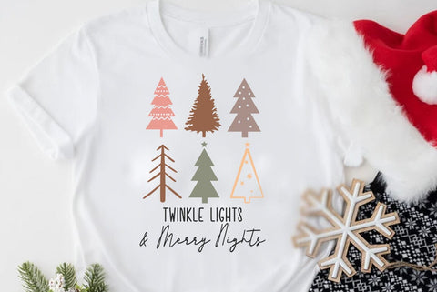 Boho Christmas SVG PNG Bundle, Christmas Quote SVG Bundle Design SVG FiveStarCrafting 