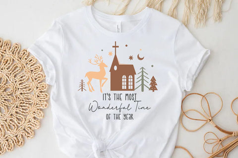 Boho Christmas SVG PNG Bundle, Christmas Quote SVG Bundle Design SVG FiveStarCrafting 