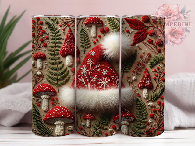 Boho Cottagecore Santa Christmas Tumbler, Boho Cottagecore Christmas Sublimation Design, Festive Holiday Cup Art, 20oz Xmas Tumbler, Whimsical Santa Mug, Stylish Christmas Cup, Cozy Holiday Wrap Sublimation Li Zamperini 