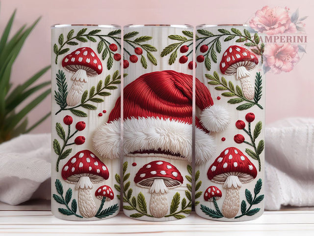 Boho Cottagecore Santa Christmas Tumbler, Boho Cottagecore Christmas Sublimation Design, Festive Holiday Cup Art, 20oz Xmas Tumbler, Whimsical Santa Mug, Stylish Christmas Cup, Cozy Holiday Wrap Sublimation Li Zamperini 