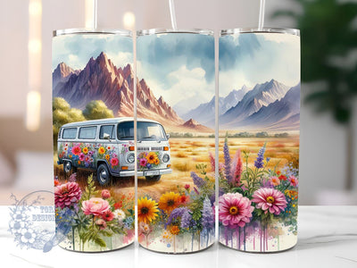 Boho Desert Vibes 20oz Skinny Tumbler, Western Country Rustic Tumbler Png, Straight & Tapered Tumbler Wrap, Instant Digital Download Sublimation ToriDesigns 