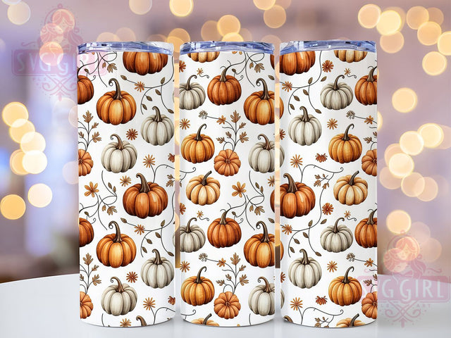Boho Doodle Pumpkin Fall Tumbler Wrap, Doodle Pumpkin Png, 20oz Skinny Tumbler, Fall Tumbler Wrap, Sublimation Download, Trendy Tumbler Design, Modern Boho Tumbler Sublimation SvggirlplusArt 