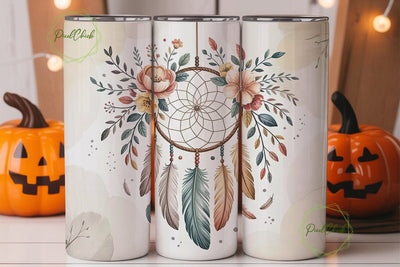 Boho Dream Catcher 20oz Tumbler Wrap Sublimation PixelChick 