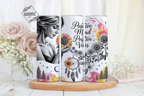 Boho Dreamcatcher 20oz Tumbler Wrap Sublimation sassyprint 