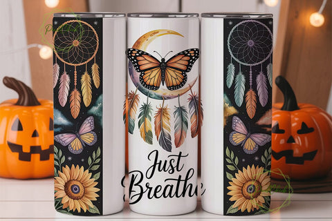 Boho Dreamcatcher Tumbler Wrap Sublimation PixelChick 