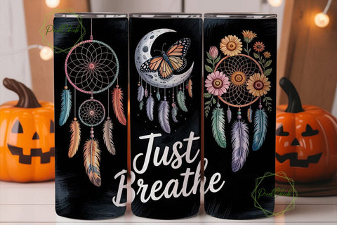 Boho Dreamcatcher Tumbler Wrap Sublimation PixelChick 