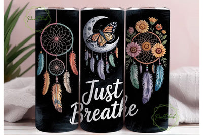 Boho Dreamcatcher Tumbler Wrap Sublimation PixelChick 