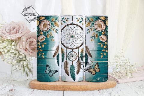 Boho Dreamcatcher Tumbler Wrap Sublimation sassyprint 