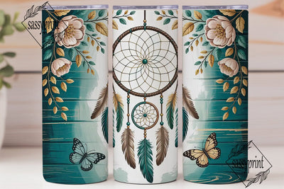 Boho Dreamcatcher Tumbler Wrap Sublimation sassyprint 