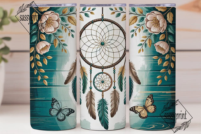 Boho Dreamcatcher Tumbler Wrap Sublimation sassyprint 