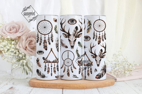 Boho Dreamcatcher Tumbler Wrap Sublimation sassyprint 