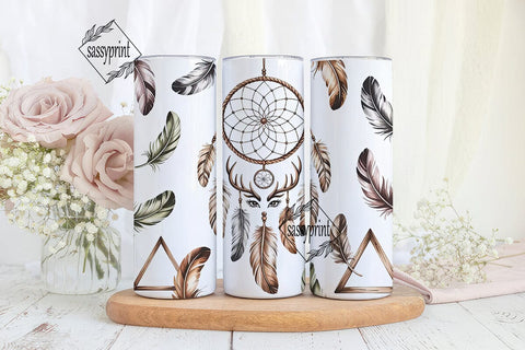 Boho Dreamcatcher Tumbler Wrap Sublimation sassyprint 