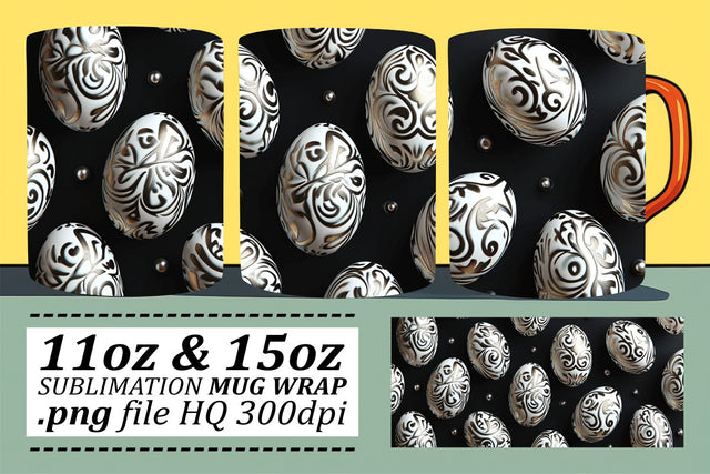 Boho Easter Theme Drinkware | Spring Sublimation 11oz 15oz Sublimation afrosvg 