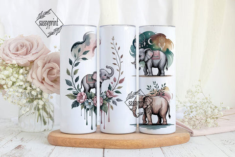 Boho Elephant Dreamcatcher 20oz Tumbler Sublimation sassyprint 