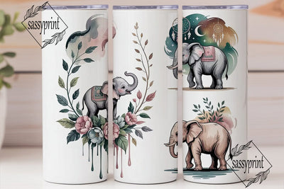 Boho Elephant Dreamcatcher 20oz Tumbler Sublimation sassyprint 