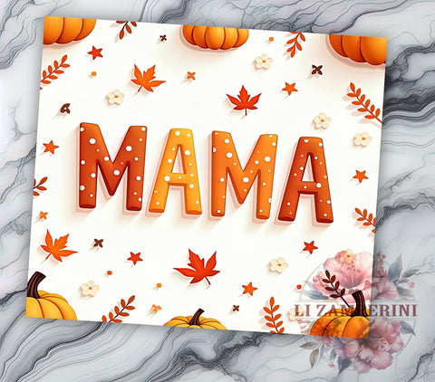 Boho Fall Tumbler, Floral Pumpkin Design, Fall Vibes Tumbler, 20oz Tumbler Wrap, Sublimation Design, Autumn Mama Tumbler, Cozy Fall Decor, Pumpkin Season Art Sublimation Li Zamperini 