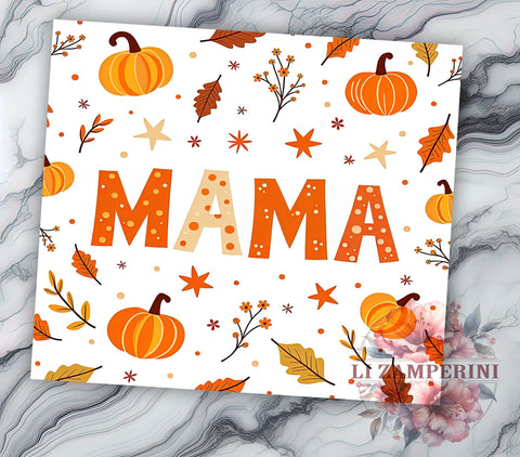 Boho Fall Tumbler, Floral Pumpkin Design, Fall Vibes Tumbler, 20oz Tumbler Wrap, Sublimation Design, Autumn Mama Tumbler, Cozy Fall Decor, Pumpkin Season Art Sublimation Li Zamperini 