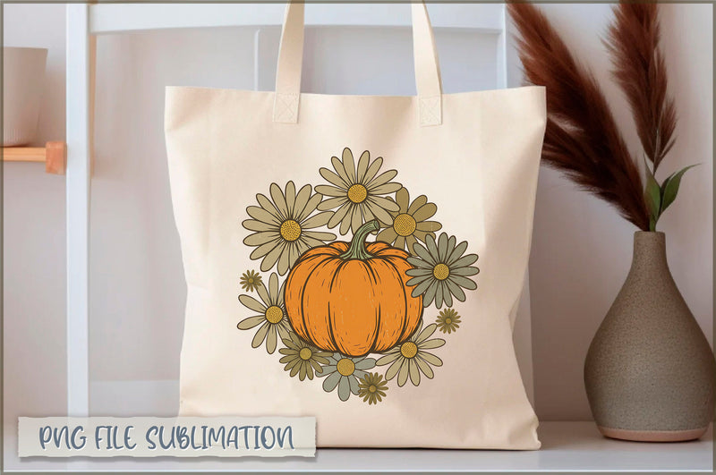 Boho Floral Fall Tote Bag Sublimation Shetara Begum 