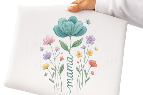 Boho Floral Mama Design PNG Sublimation designmaster24 