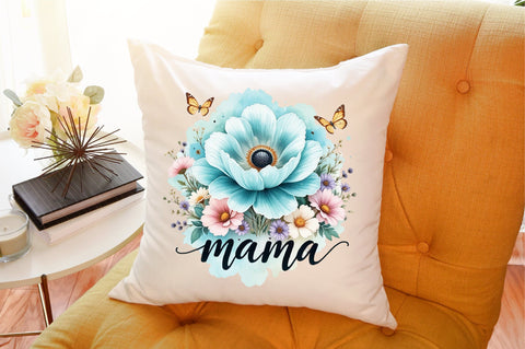 Boho Floral Mama Mother's Day Png Sublimation designartist 