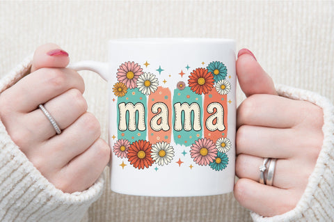 Boho Floral Mama Mother's Day PNG Sublimation designartist 