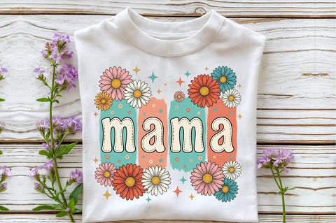 Boho Floral Mama Mother's Day PNG Sublimation designartist 