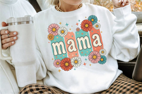 Boho Floral Mama Mother's Day PNG Sublimation designartist 