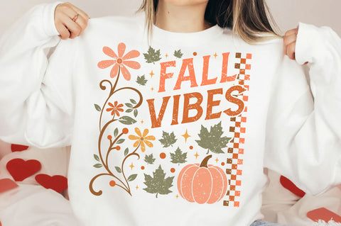 Boho Floral Pumpkin SVG, Fall Vibes SVG SVG SVG Studio 