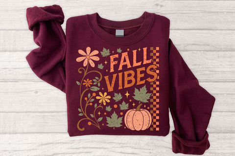 Boho Floral Pumpkin SVG, Fall Vibes SVG SVG SVG Studio 