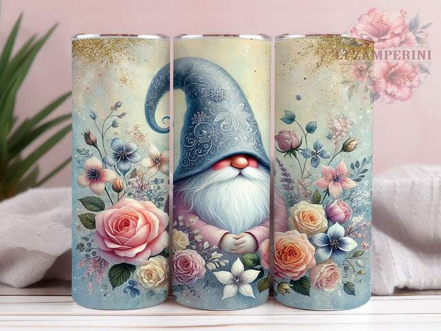 Boho Gnome Cute Bohemian Tumbler Wrap, Boho Gnome 20oz Tumbler Wrap, Sublimation Drinkware, Bohemian Decor, Cute Gnome Gift, Unique Drinkware, Gnome Lover Mug Sublimation Li Zamperini 