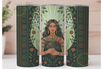 Boho Goddess 20oz Tumbler Wrap Sublimation PixelChick 