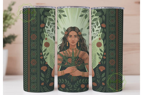 Boho Goddess 20oz Tumbler Wrap Sublimation PixelChick 